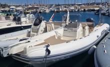 Vend bateau occasion Capelli Tempest 775 semi-rigide en parfait état près de Toulon